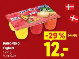 Lidl Danonino Yoghurt tilbud