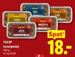 Lidl Tulip Leverpostej tilbud