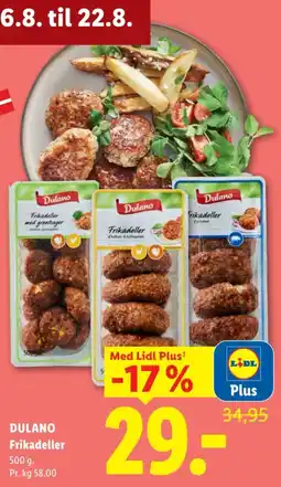 Lidl Dulano Frikadeller tilbud
