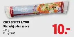 Lidl Chef Select & You Pizzadej uden sauce tilbud