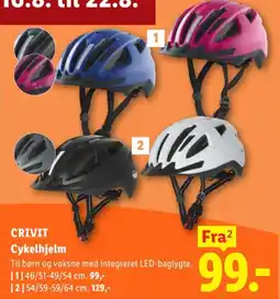 Lidl Crivit Cykelhjelm tilbud