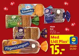 Lidl Pågen brød tilbud