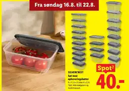 Lidl Silvercrest sæt med opbevaringsbøtter tilbud