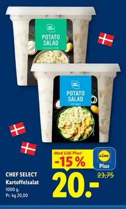 Lidl CHEF SELECT Kartoffelsalat, App-pris tilbud