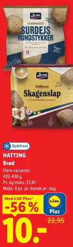 Lidl HATTING Brød, App-pris tilbud