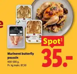 Lidl Marineret butterfly poussin tilbud