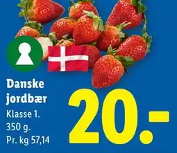 Lidl Danske jordbær tilbud
