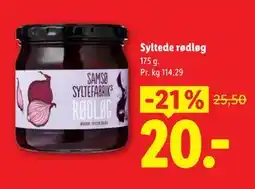 Lidl Syltede rødløg tilbud
