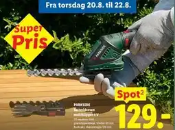 Lidl PARKSIDE Batteridreven multiklipper 4 V tilbud