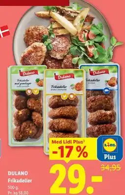 Lidl DULANO Frikadeller, App-pris tilbud