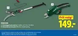 Lidl PARKSIDE [ 1 ] Teleskopgrensaks med sav tilbud