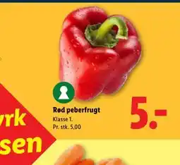 Lidl Rød peberfrugt tilbud