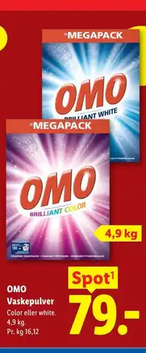 Lidl OMO Vaskepulver tilbud