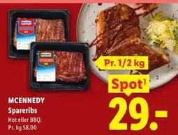 Lidl MCENNEDY Spareribs tilbud