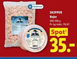 Lidl SKIPPER Rejer tilbud