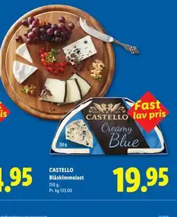 Lidl CASTELLO Blåskimmelost tilbud