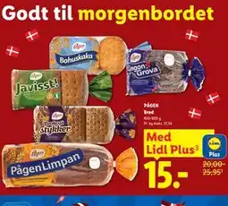 Lidl PÅGEN Brød, App-pris tilbud