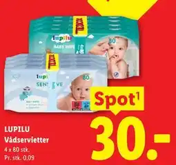 Lidl LUPILU Vådservietter tilbud