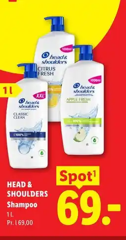 Lidl HEAD & SHOULDERS Shampoo tilbud