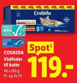 Lidl COSHIDA Vådfoder til katte tilbud