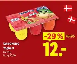 Lidl DANONINO Yoghurt tilbud