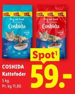 Lidl COSHIDA Kattefoder tilbud