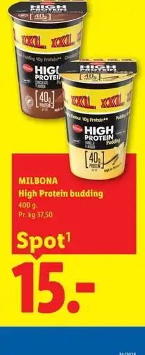 Lidl MILBONA High Protein budding tilbud