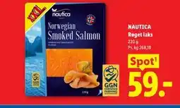 Lidl NAUTICA Røget laks tilbud