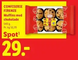 Lidl CONFISERIE FIRENZE Muffins med chokolade tilbud