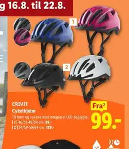 Lidl CRIVIT Cykelhjelm tilbud