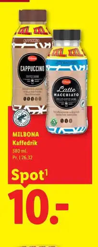 Lidl MILBONA Kaffedrik tilbud