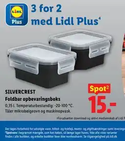 Lidl SILVERCREST Foldbar opbevaringsboks tilbud