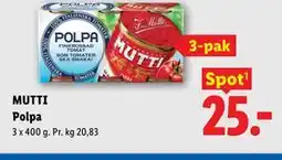 Lidl MUTTI Polpa tilbud