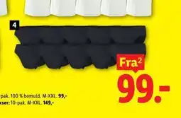 Lidl ESMARA Underbukser tilbud