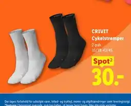 Lidl CRIVIT Cykelstrømper tilbud