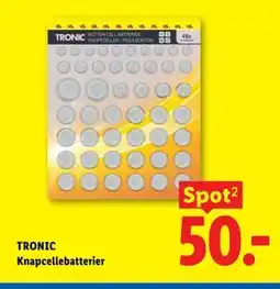 Lidl TRONIC Knapcellebatterier tilbud