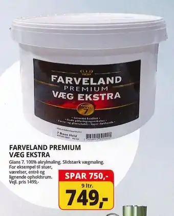 Farveland Premium Væg Ekstra