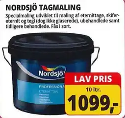 Farveland Nordsjö tagmaling tilbud