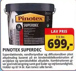 Farveland Pinotex Superdec tilbud
