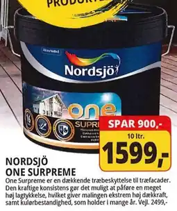 Farveland Nordsjö one suprême tilbud
