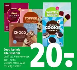 Coop 365 Coop ispinde eller isvafler tilbud