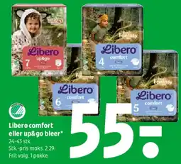 Coop 365 Libero comfort eller up&go bleer tilbud