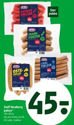 Coop 365 Steff Houlberg pølser tilbud