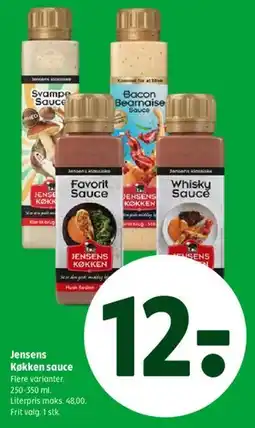Coop 365 Jensens Køkken sauce tilbud