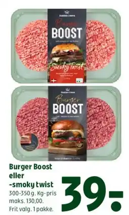 Coop 365 Burger Boost eller -smoky twist tilbud