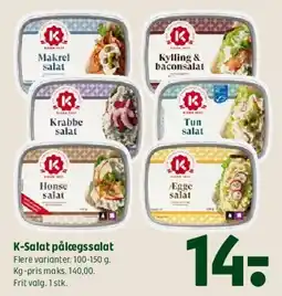 Coop 365 K-Salat pålægssalat tilbud