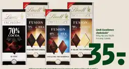 Coop 365 Lindt Excellence chokolade tilbud
