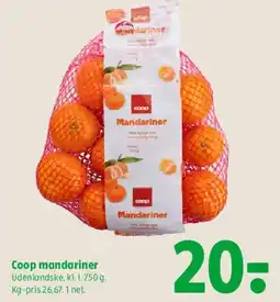Coop 365 Coop mandariner tilbud