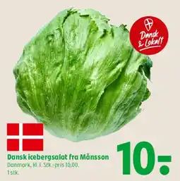 Coop 365 Dansk icebergsalat fra Månsson tilbud