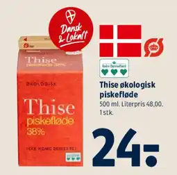 Coop 365 Thise økologisk piskefløde 38% tilbud